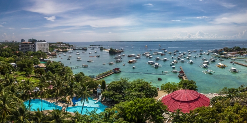 フィリピン留学 Cebu21 - Cebu Blue Ocean Academy-Pool and Ocean View-5